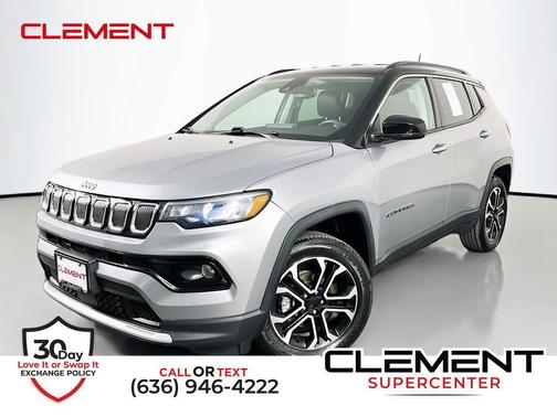 Billet Silver Metallic Clearcoat 2022 Jeep Compass Limited