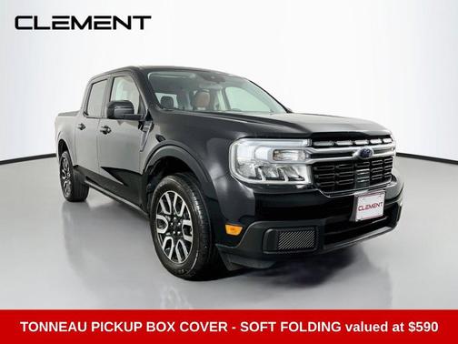 Shadow Black 2024 Ford Maverick Lariat