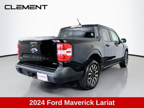 Shadow Black 2024 Ford Maverick Lariat