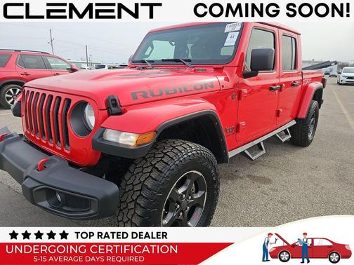 Firecracker Red Clearcoat 2022 Jeep Gladiator Rubicon