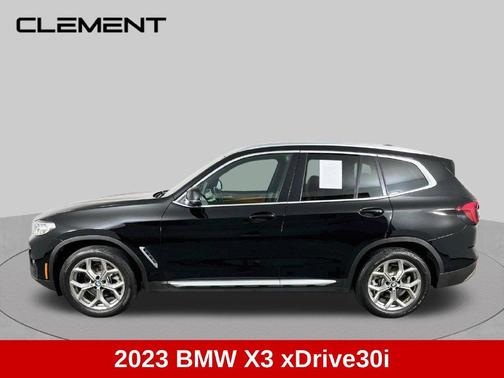 Jet Black 2023 BMW X3 xDrive30i