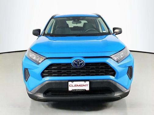 Blue Flame 2021 Toyota RAV4 Hybrid LE