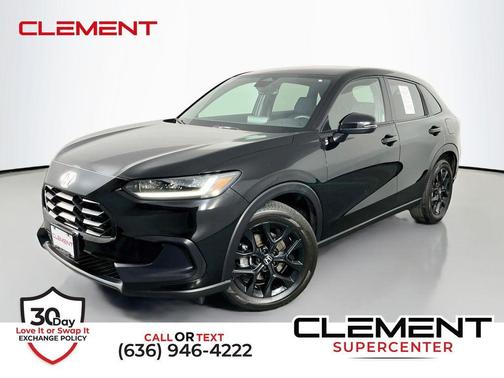 Crystal Black Pearl 2024 Honda HR-V Sport
