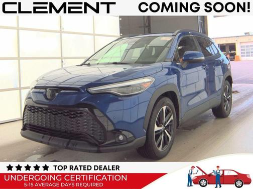 Blue 2024 Toyota Corolla Cross Hybrid XSE