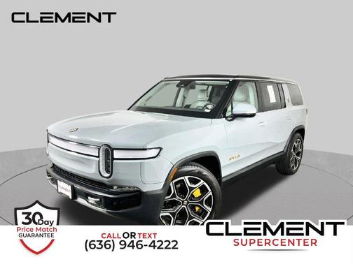 Gray 2024 Rivian R1S Adventure Quad Motor Large Pack