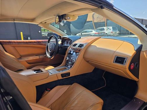 Blue 2009 Aston Martin DB9 Volante