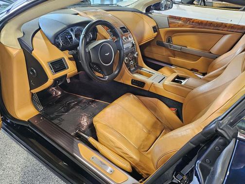 Blue 2009 Aston Martin DB9 Volante