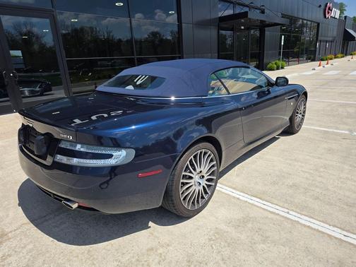 Blue 2009 Aston Martin DB9 Volante
