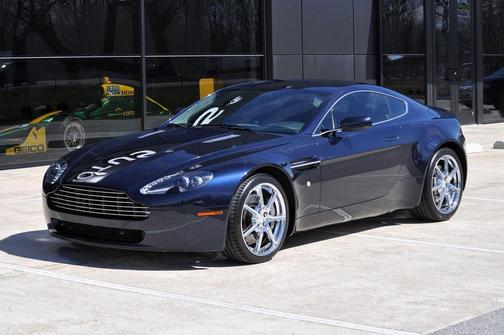 Midnight Blue 2009 Aston Martin V8 Vantage Base