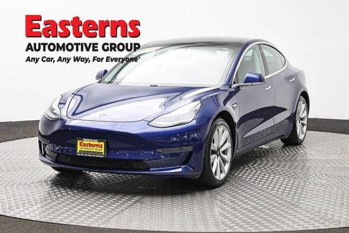 Deep Blue Metallic 2019 Tesla Model 3 Long Range