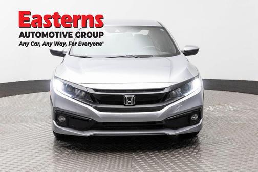 Modern Steel Metallic 2021 Honda Civic Sport