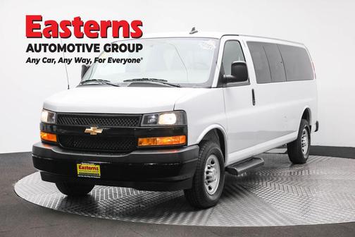 Summit White 2023 Chevrolet Express 3500 RWD 3500 Extended Wheelbase LS