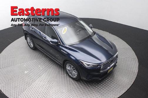 Hermosa Blue 2023 INFINITI QX50 PURE AWD