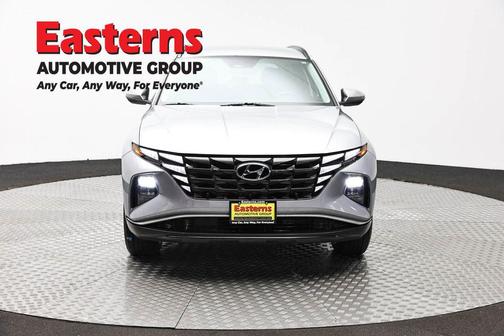 Shimmering Silver 2024 Hyundai TUCSON Hybrid Blue