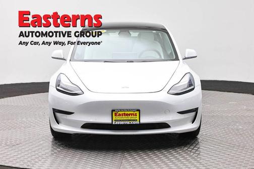 Pearl White Multi-Coat 2019 Tesla Model 3 Long Range