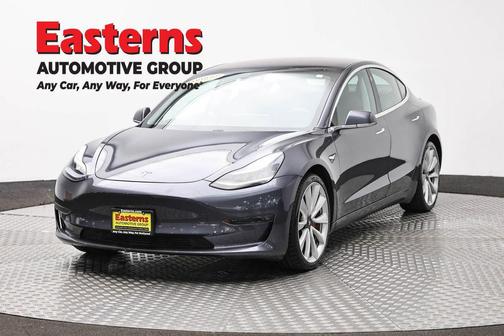 Gray 2018 Tesla Model 3 Performance