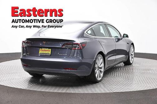 Gray 2018 Tesla Model 3 Performance