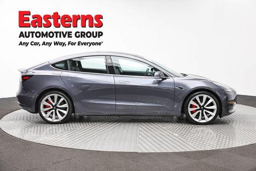 Gray 2018 Tesla Model 3 Performance