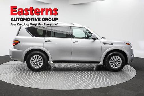 Brilliant Silver Metallic 2024 Nissan Armada SV 2WD