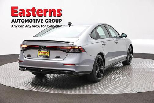 Solar Silver Metallic 2024 Honda Accord Hybrid Sport-L