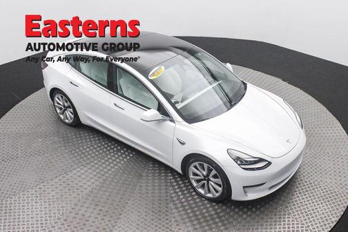 Pearl White Multi-Coat 2019 Tesla Model 3 Long Range