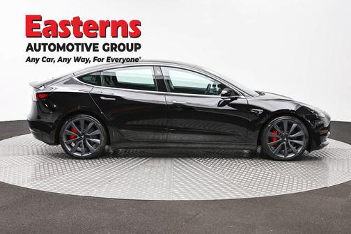 Solid Black 2020 Tesla Model 3 Performance