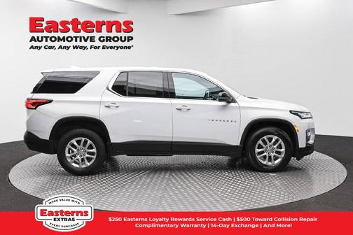 Summit White 2023 Chevrolet Traverse LS