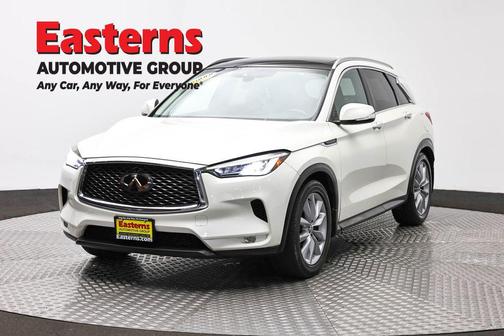 Majestic White 2020 INFINITI QX50 LUXE AWD