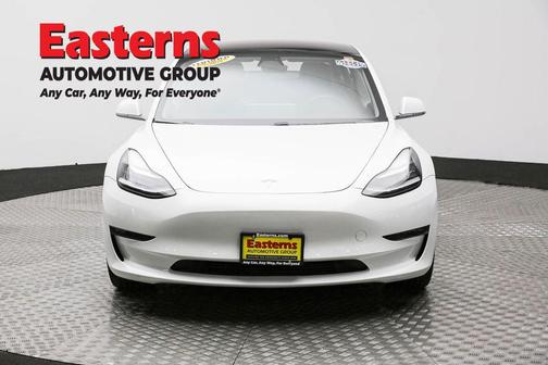 Pearl White Multi-Coat 2018 Tesla Model 3 Long Range