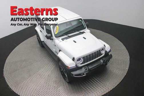 Bright White Clearcoat 2025 Jeep Wrangler 4xe Sahara
