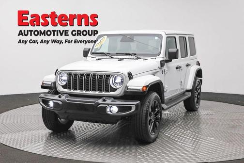 Bright White Clearcoat 2025 Jeep Wrangler 4xe Sahara