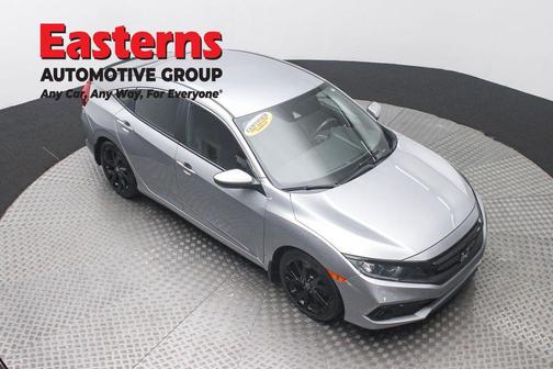 Modern Steel Metallic 2021 Honda Civic Sport