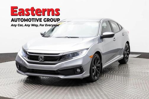 Modern Steel Metallic 2021 Honda Civic Sport