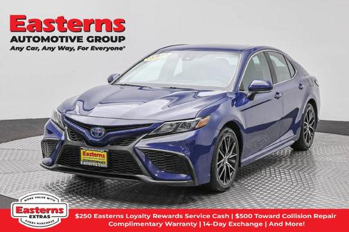 Reservoir Blue 2024 Toyota Camry Hybrid SE