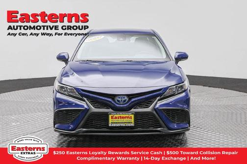 Reservoir Blue 2024 Toyota Camry Hybrid SE