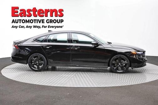 Crystal Black Pearl 2025 Honda Accord Hybrid Sport-L
