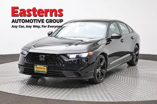 Crystal Black Pearl 2025 Honda Accord Hybrid Sport-L