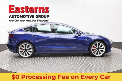 Deep Blue Metallic 2018 Tesla Model 3 Long Range