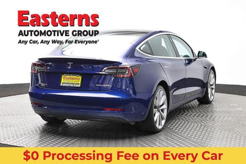 Deep Blue Metallic 2018 Tesla Model 3 Long Range