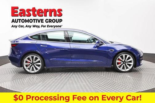 Deep Blue Metallic 2018 Tesla Model 3 Long Range