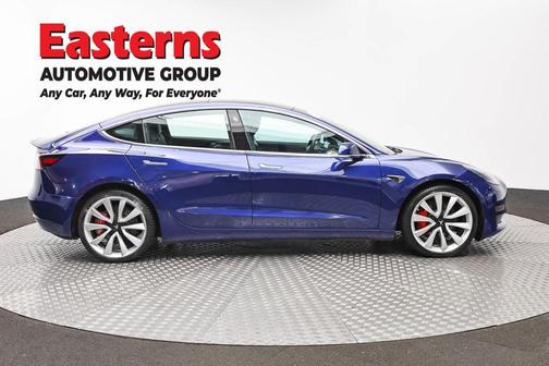 Deep Blue Metallic 2018 Tesla Model 3 Long Range