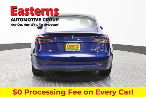 Deep Blue Metallic 2018 Tesla Model 3 Long Range