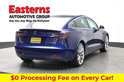 Deep Blue Metallic 2018 Tesla Model 3 Long Range