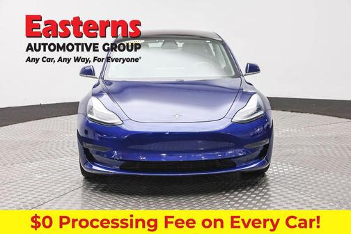 Deep Blue Metallic 2018 Tesla Model 3 Long Range