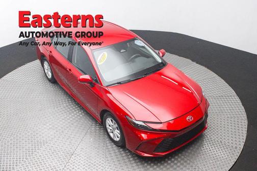 Supersonic Red 2025 Toyota Camry LE