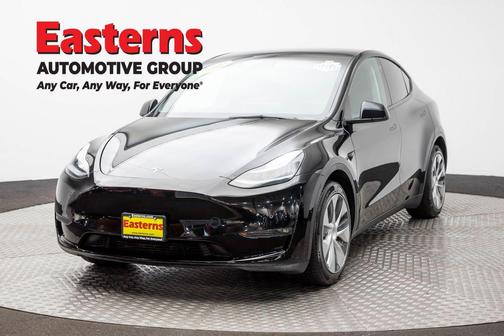 Solid Black 2021 Tesla Model Y Long Range Dual Motor All-Wheel Drive