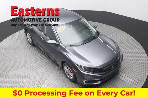 Gray 2021 Honda Civic LX