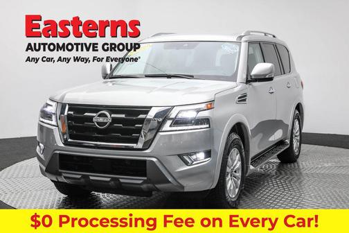Brilliant Silver Metallic 2024 Nissan Armada SV 2WD
