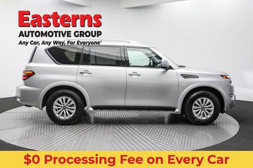 Brilliant Silver Metallic 2024 Nissan Armada SV 2WD