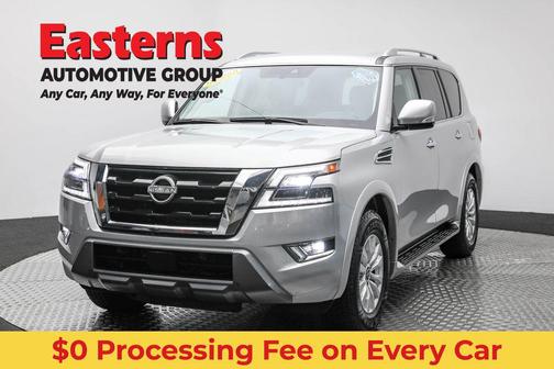 Brilliant Silver Metallic 2024 Nissan Armada SV 2WD